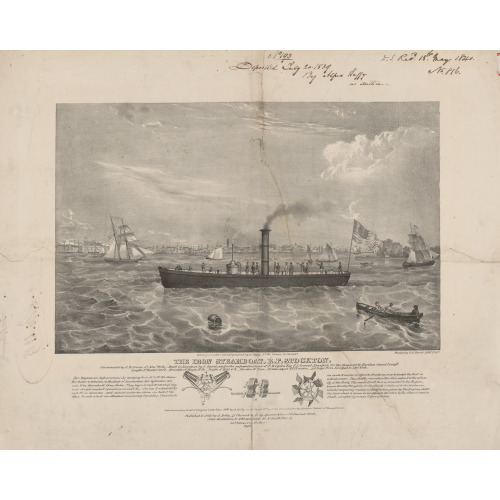The Iron Steamboat, R.F. Stockton, 1839