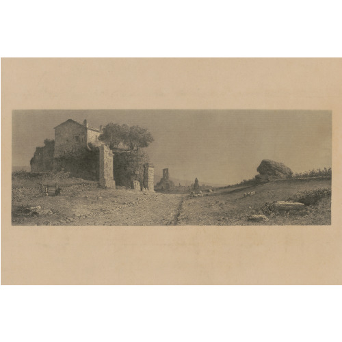 Appian Way, circa 1850