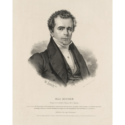 Eli Moore, Representative From New York, 1837