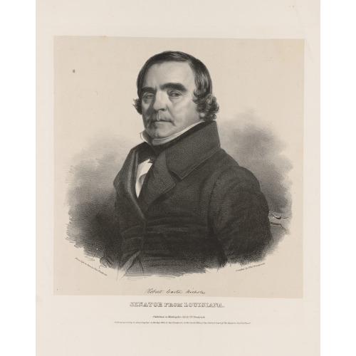 Robert Carter Nicholas, Senator From Louisiana, 1840