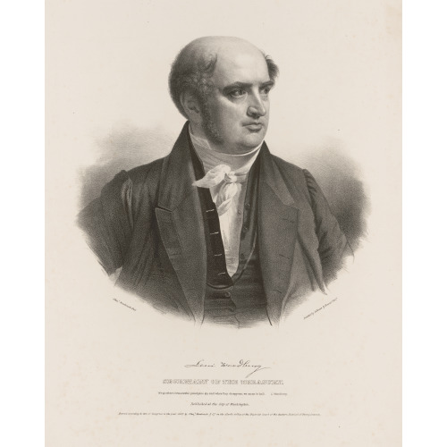 Levi Woodbury, Secretary Of The Treasury, 1837