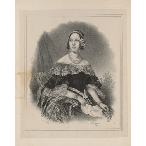 Portrait Of Unidentified Woman, Half-Length, Seated In Chair, Facing Left, 1840