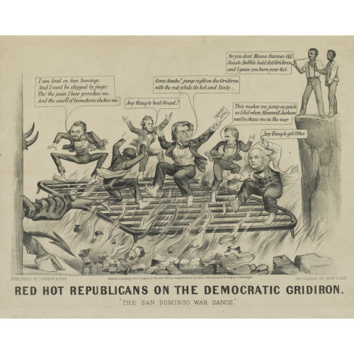 Red Hot Republicans On The Democratic Gridiron, circa 1872