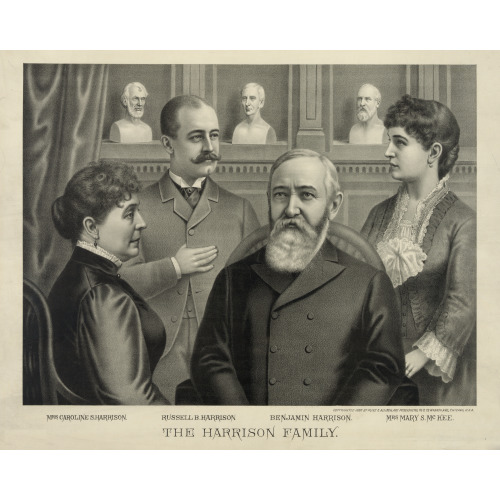 The Benjamin Harrison Family, 1888