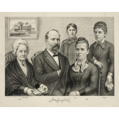 James A. Garfield and Family, 1881