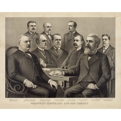 President Cleveland And His Cabinet