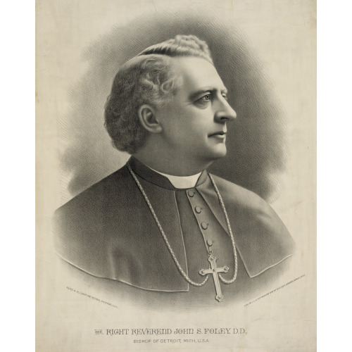 The Right Reverend John S. Foley, Bishop Of Detroit, 1889