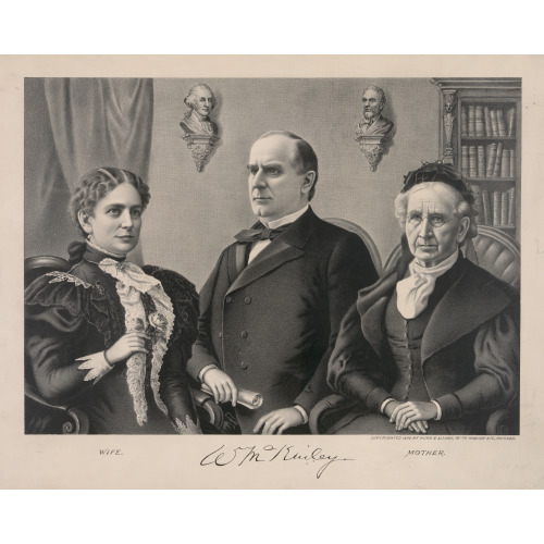 William Mckinley and Family, 1896