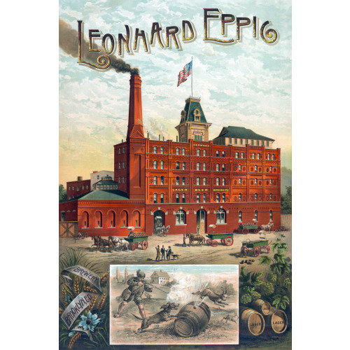 Leonhard Eppig Brewery, Brooklyn, New York, 1890