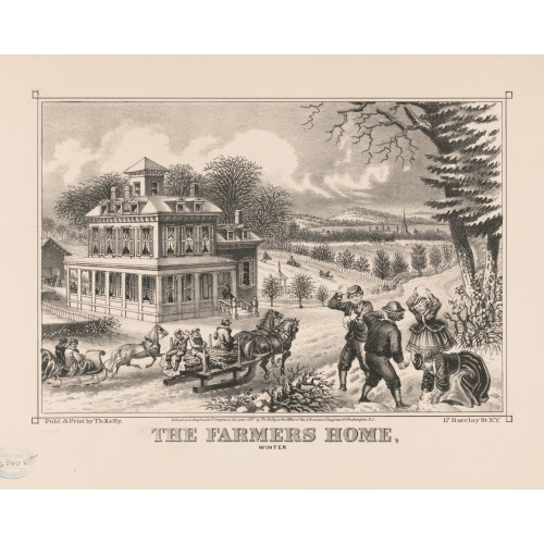 The Farmers Home, Winter, 1874