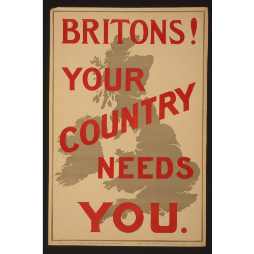Britons! Your Country Needs You, 1914
