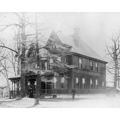 Home Of Prof. Scarborough, Wilberforce, Ohio, circa 1899