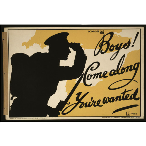 Boys! Come Along, You're Wanted, 1915