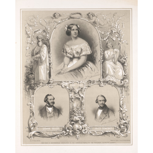 Jenny Lind In The Opera Of La Somnambula, 1850