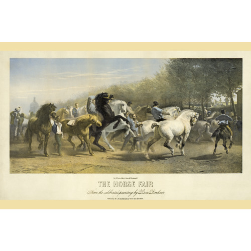 The Horse Fair. From The Celebrated Painting By Rosa Bonheur
