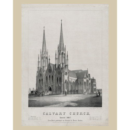 Calvary Church, Erected 1846-7