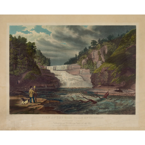View Of The High Falls Of Trenton, West Canada Creek, New York