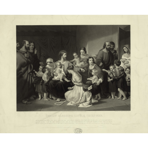 Christ Blessing Little Children, 1864
