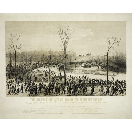 The Battle Of Stone River Or Murfreesboro', 1864