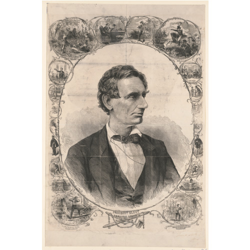 President Elect Abraham Lincoln, 1861