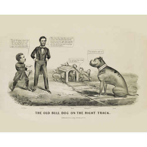 The Old Bull Dog On The Right Track, 1864