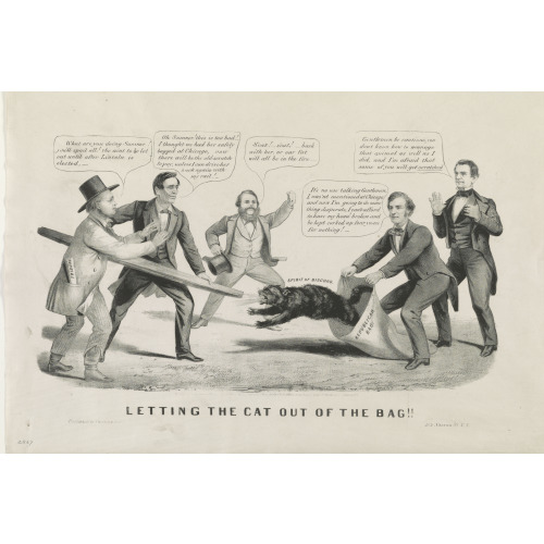 Letting The Cat Out Of The Bag!!, 1860