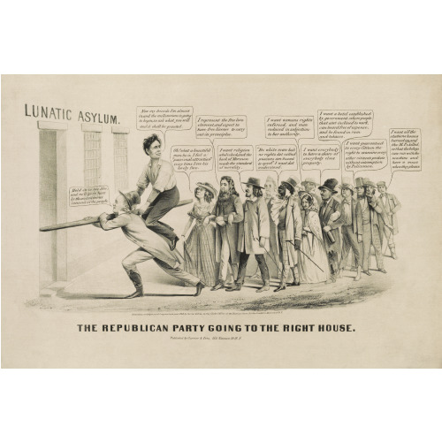 The Republican Party Going To The Right House, 1860