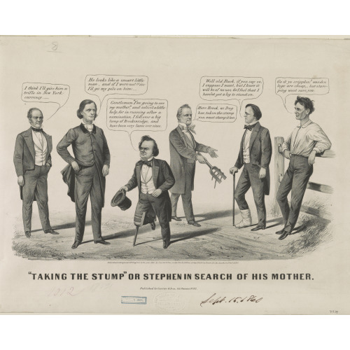 Taking The Stump Or Stephen In Search Of His Mother, 1860