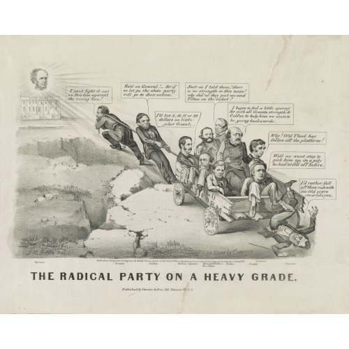 The Radical Party On A Heavy Grade, 1868