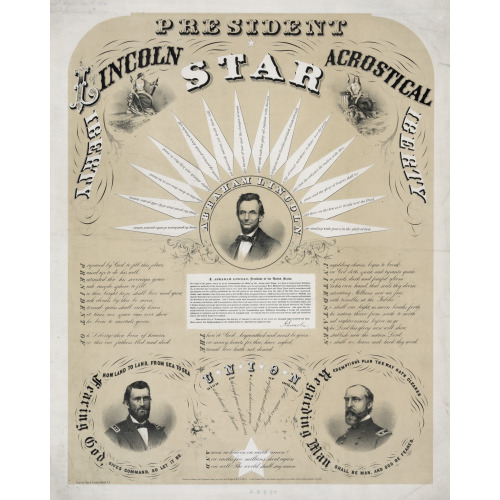 President Abraham Lincoln Acrostical Star