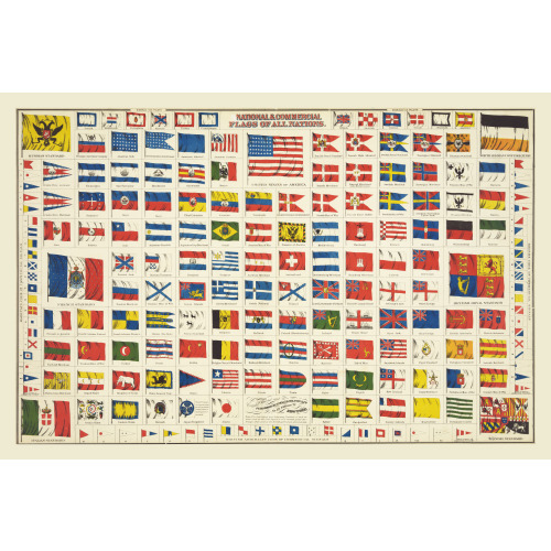 National & Commercial Flags Of All Nations