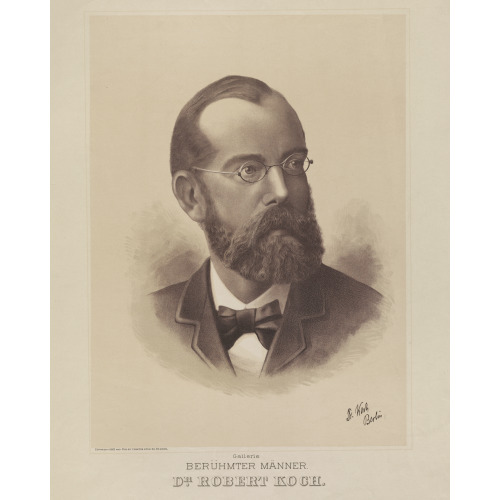 Gallerie. Beruhmter Manner. Dr. Robert Koch, 1887