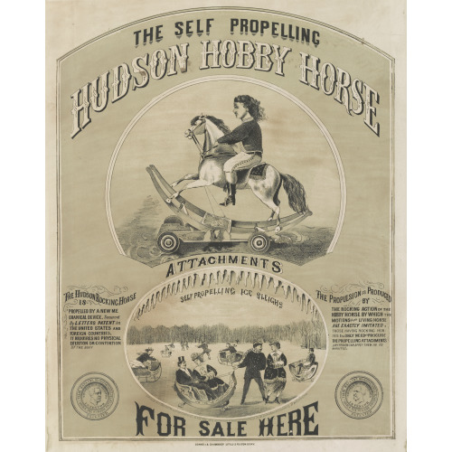 The Self Propelling Hudson Hobby Horse, 1870