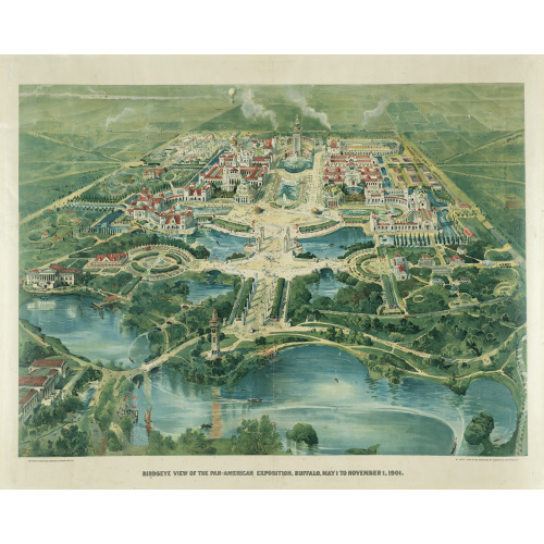 Birdseye View Of The Pan-American Exposition, Buffalo