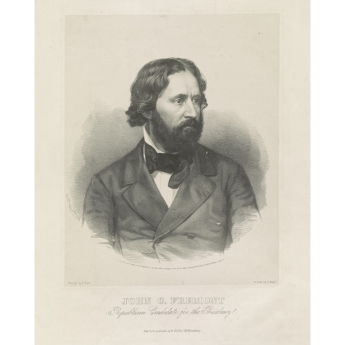 John C. Fremont. Republican Candidate For The Presidency