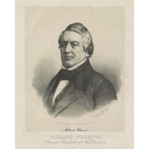 Millard Fillmore, American Candidate For The Presidency