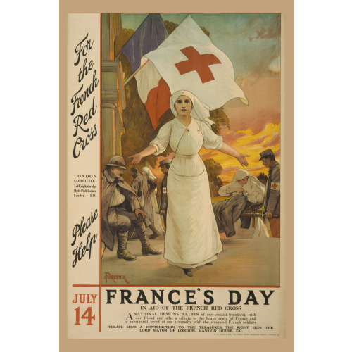 French Red Cross. Please Help. July 14. France's Day