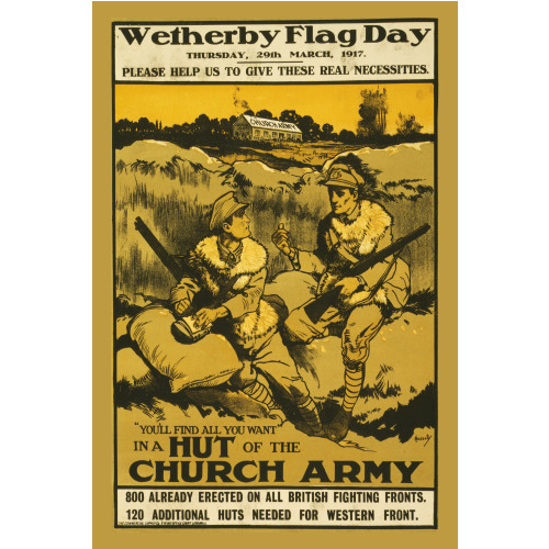 Wetherby Flag Day, Thursday, 29th March, 1917. Please Help US To Give These Real Necessities