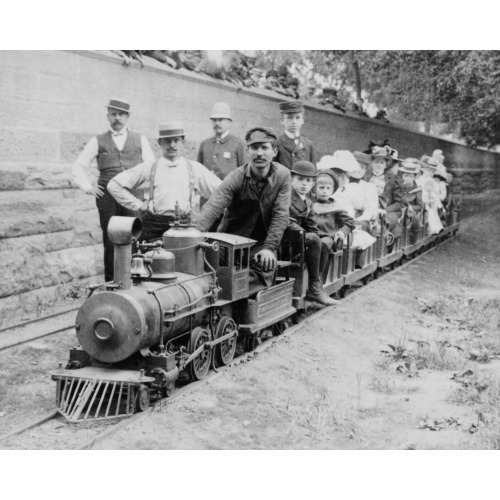 Limited Express - Railway In Central Park, New York City, U.S.A.
