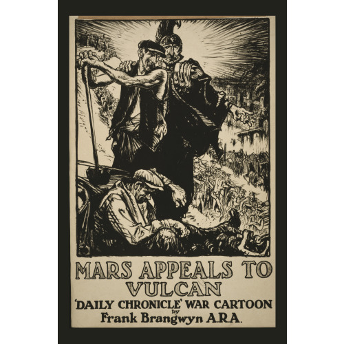 Mars Appeals To Vulcan, Daily Chronicle War Cartoon