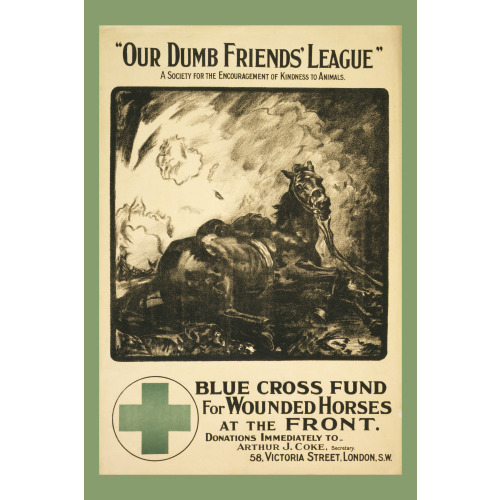 Our Dumb Friends League--Kindness To Animals--Blue Cross