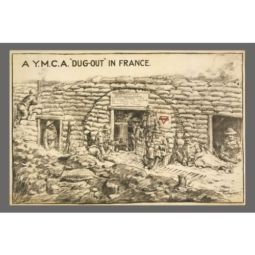A Y.M.C.A. Dug-Out In France