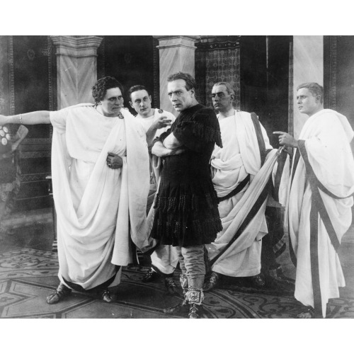Novelli Julius Caesar Surrounded By Four Senators