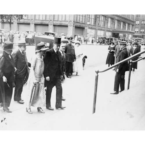 President And Mrs. Coolidge, First Congressional Church