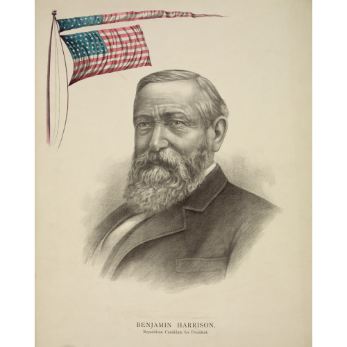 Benjamin Harrison, Republican Candidate For President, 1888