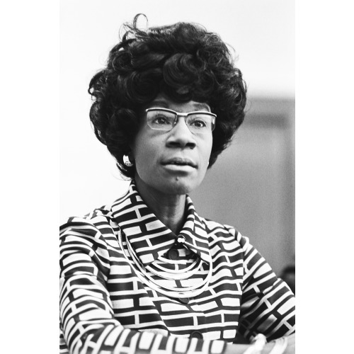 Congresswoman Shirley Chisholm Announcing Her Candidacy For Presidential Nomination, 1972