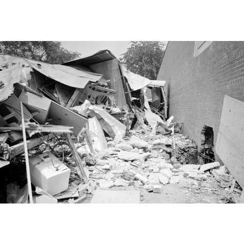 Bomb Damage, Gaston Motel, Birmingham, Alabama, 1963