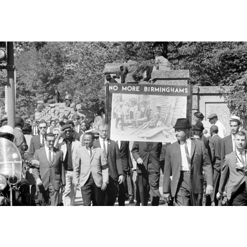 Congress Of Racial Equality Conducts March, Washington, D.C.