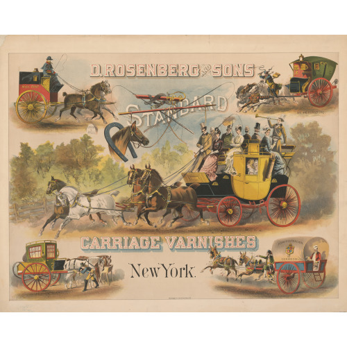D. Rosenberg & Sons, Standard Carriage Varnishes, New York, 1878