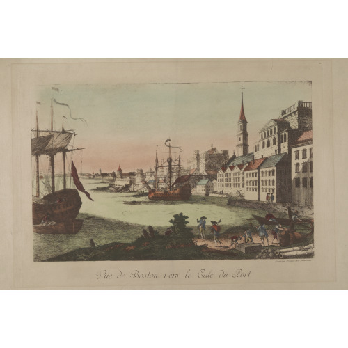 Vue De Boston Vers Le Cale Du Port, 1770